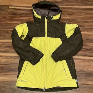 Columbia Sportswear WINTER jacket Waterproof Breathable Fabric 10/12 Youth hood